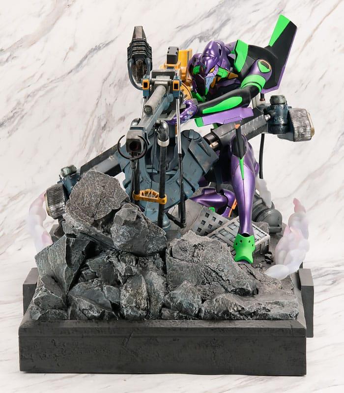 Rebuild of Evangelion Operation Statue Yashima Evangelion Unit-01 Premium Metallic Color Ver. 68 cm Prizefiguren Yokina