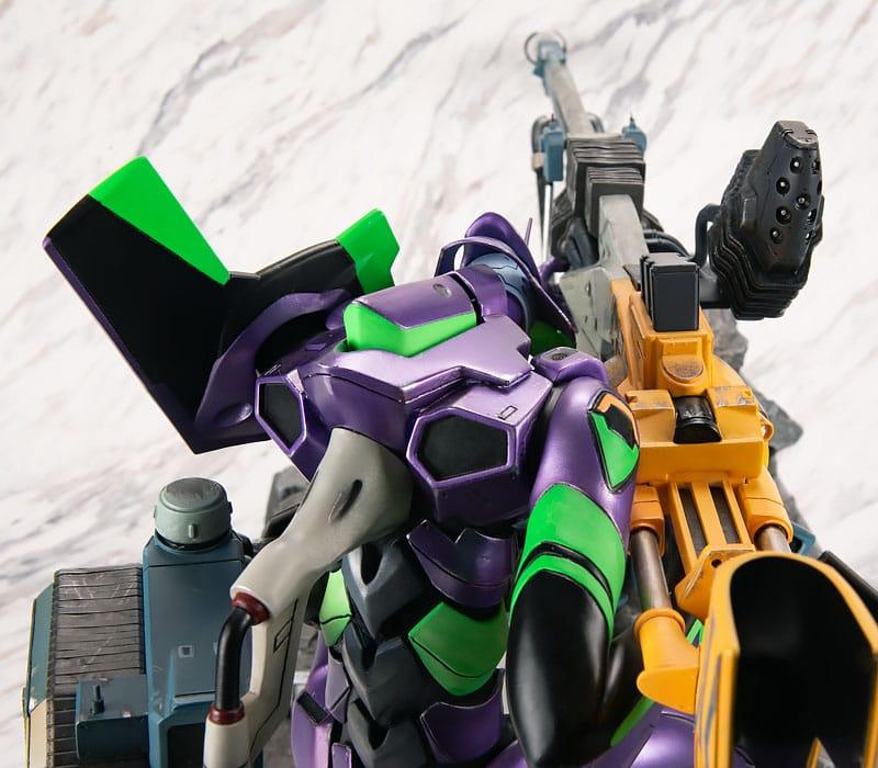 Rebuild of Evangelion Operation Statue Yashima Evangelion Unit-01 Premium Metallic Color Ver. 68 cm Prizefiguren Yokina