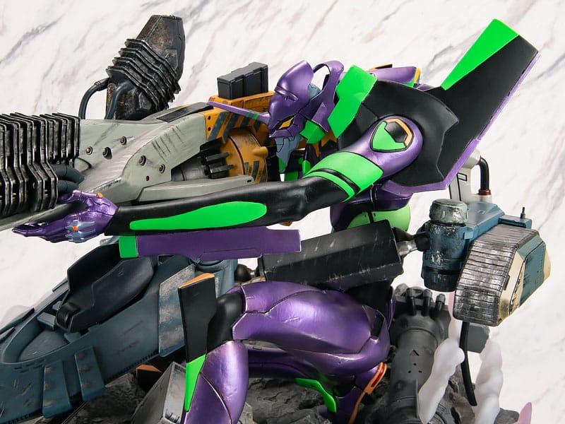 Rebuild of Evangelion Operation Statue Yashima Evangelion Unit-01 Premium Metallic Color Ver. 68 cm Prizefiguren Yokina