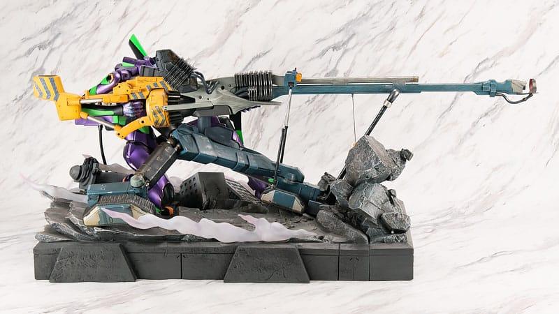 Rebuild of Evangelion Operation Statue Yashima Evangelion Unit-01 Premium Metallic Color Ver. 68 cm Prizefiguren Yokina