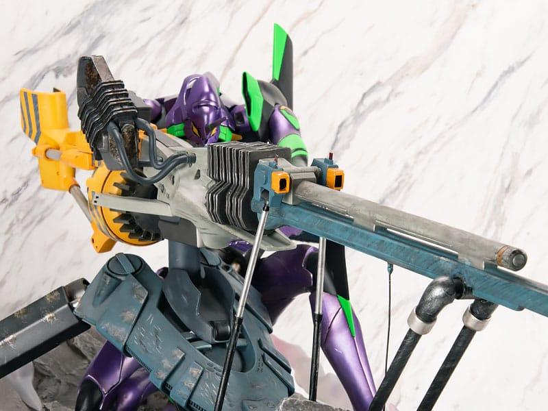 Rebuild of Evangelion Operation Statue Yashima Evangelion Unit-01 Premium Metallic Color Ver. 68 cm Prizefiguren Yokina