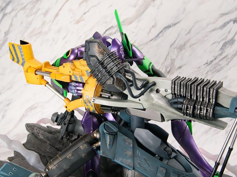 Rebuild of Evangelion Operation Statue Yashima Evangelion Unit-01 Premium Metallic Color Ver. 68 cm Prizefiguren Yokina