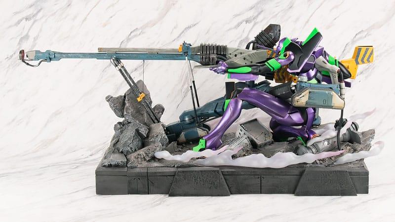 Rebuild of Evangelion Operation Statue Yashima Evangelion Unit-01 Premium Metallic Color Ver. 68 cm Prizefiguren Yokina