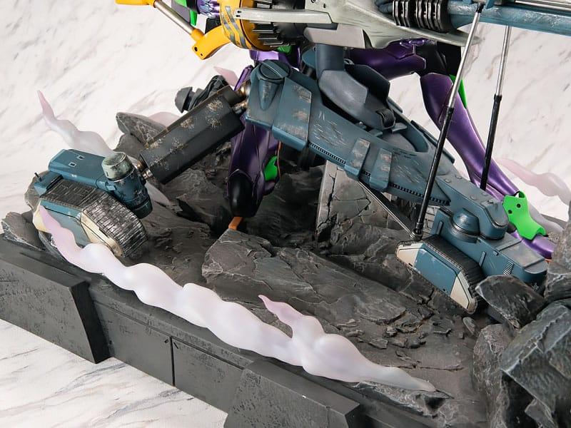 Rebuild of Evangelion Operation Statue Yashima Evangelion Unit-01 Premium Metallic Color Ver. 68 cm Prizefiguren Yokina