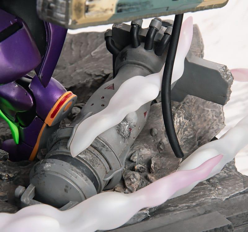 Rebuild of Evangelion Operation Statue Yashima Evangelion Unit-01 Premium Metallic Color Ver. 68 cm Prizefiguren Yokina
