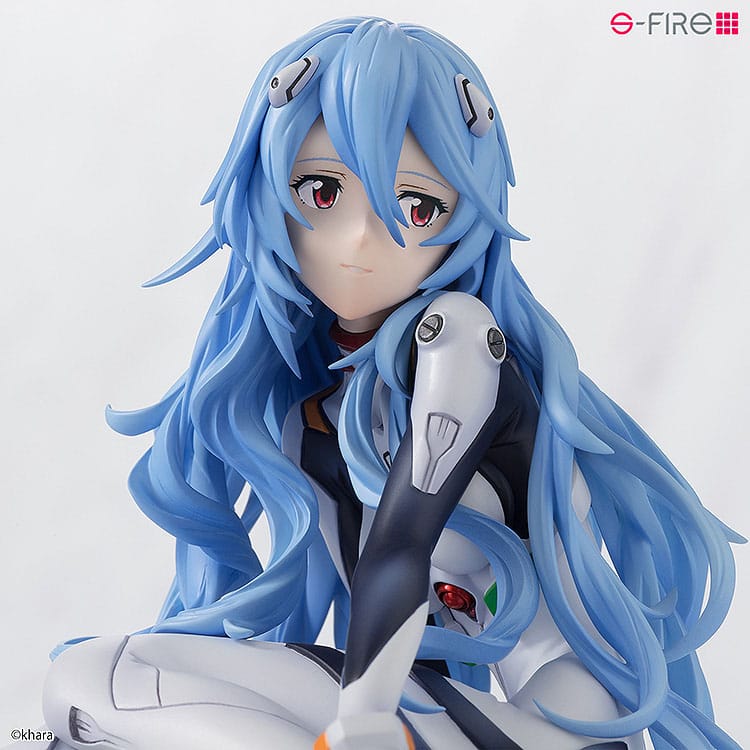 Rei Ayanami Long Hair Ver. PVC Statue 1/7 11 cm Rebuild of Evangelion Scalefiguren Yokina
