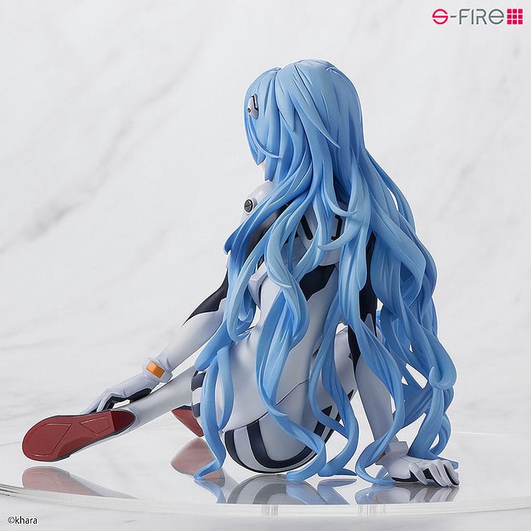 Rei Ayanami Long Hair Ver. PVC Statue 1/7 11 cm Rebuild of Evangelion Scalefiguren Yokina