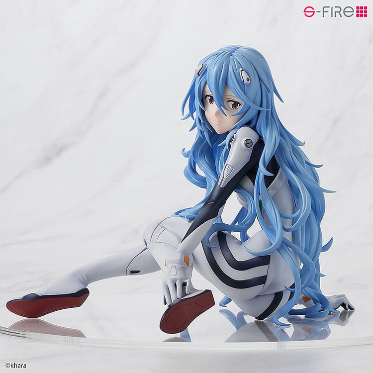 Rei Ayanami Long Hair Ver. PVC Statue 1/7 11 cm Rebuild of Evangelion Scalefiguren Yokina