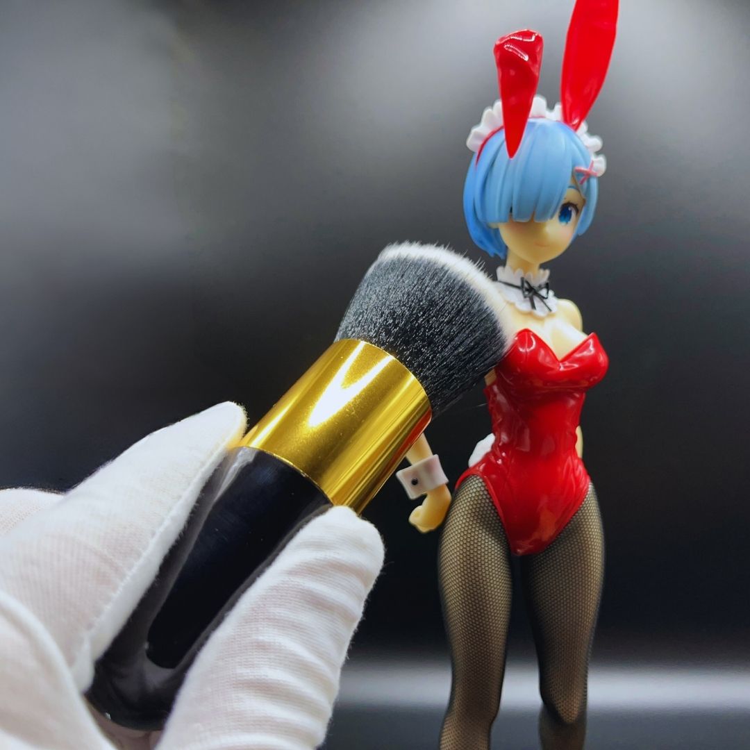 Reinigungsset für Animefiguren (Baumwollhandschuhe, Poliertuch, Puderpinsel und Tasche) Figurenzubehör Yokina