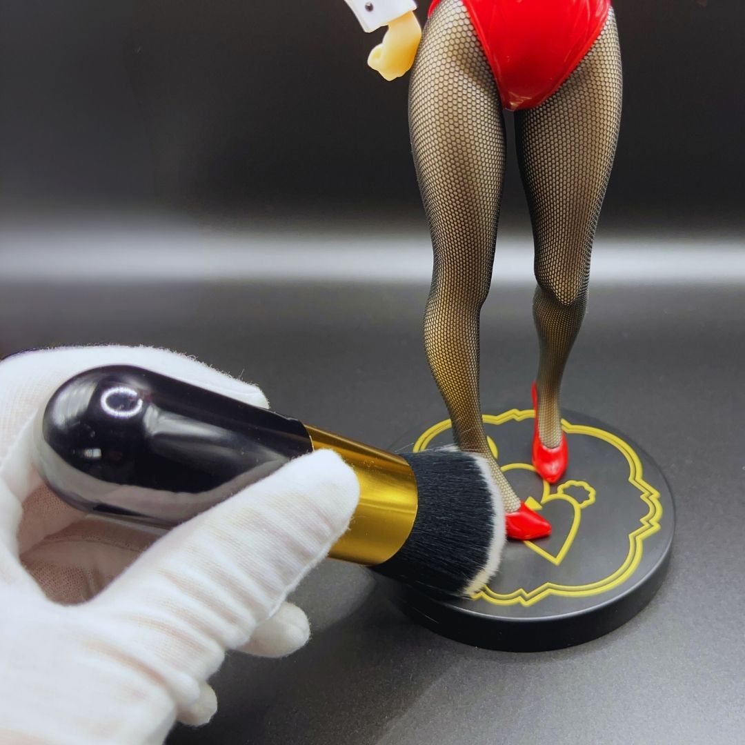Reinigungsset für Animefiguren (Baumwollhandschuhe, Poliertuch, Puderpinsel und Tasche) Figurenzubehör Yokina