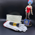 Reinigungsset für Animefiguren (Baumwollhandschuhe, Poliertuch, Puderpinsel und Tasche) Figurenzubehör Yokina
