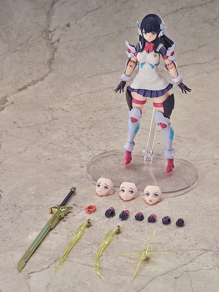 Rikka Takarada Grid Tector Ver. Figma Actionfigur Hyper Body 15 cm Gridman Universe Figmas Yokina