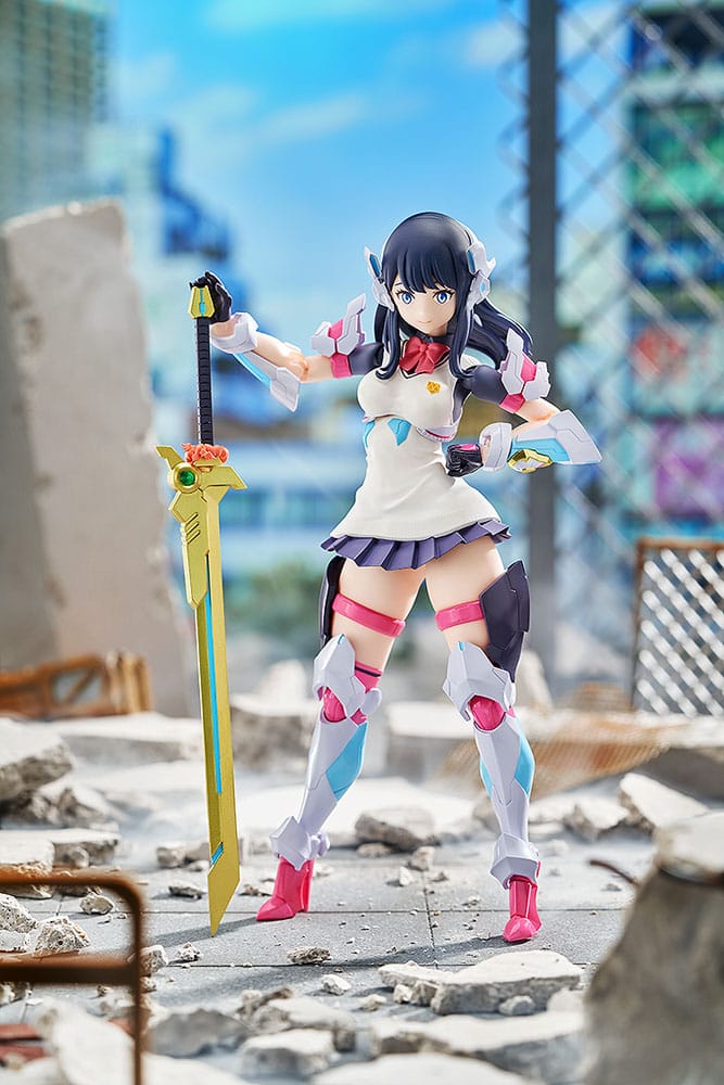Rikka Takarada Grid Tector Ver. Figma Actionfigur Hyper Body 15 cm Gridman Universe Figmas Yokina
