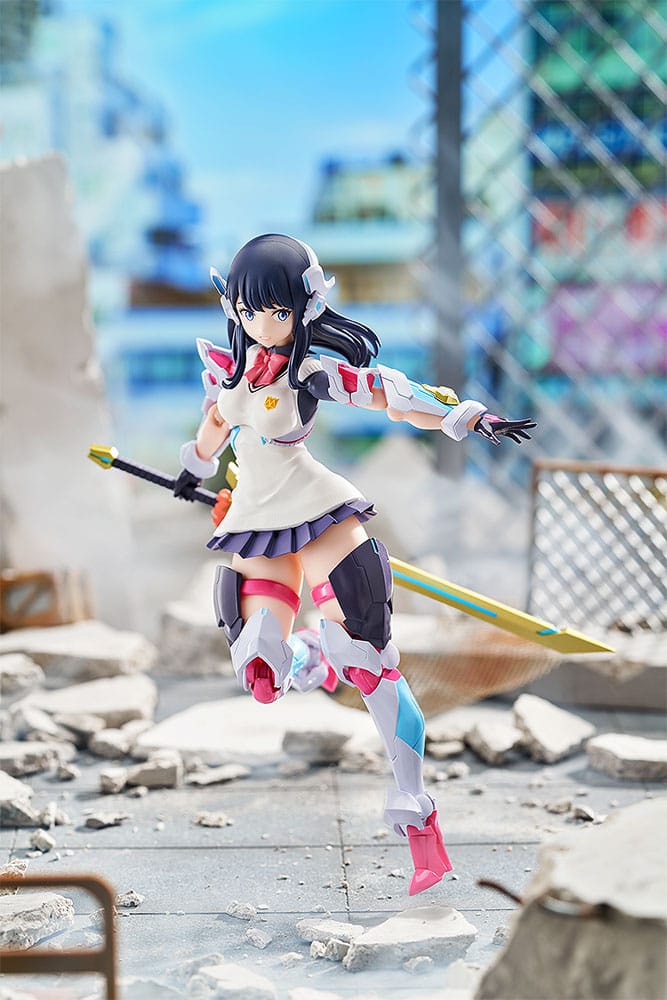 Rikka Takarada Grid Tector Ver. Figma Actionfigur Hyper Body 15 cm Gridman Universe Figmas Yokina