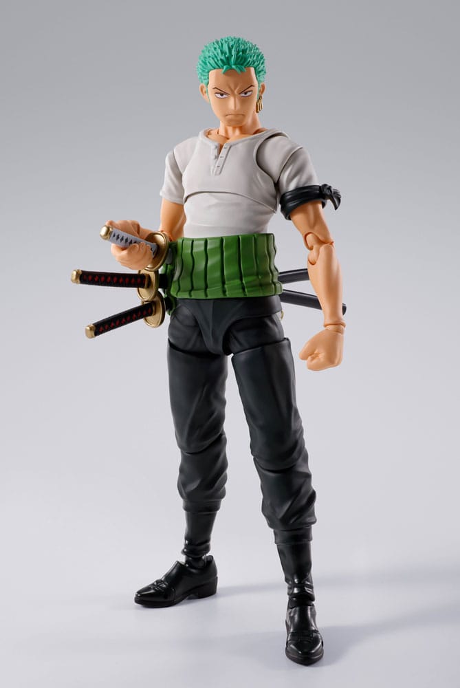 Roronoa Zoro Romance Dawn Ver. S.H.Figuarts Actionfigur 15 cm One Piece Figmas Yokina