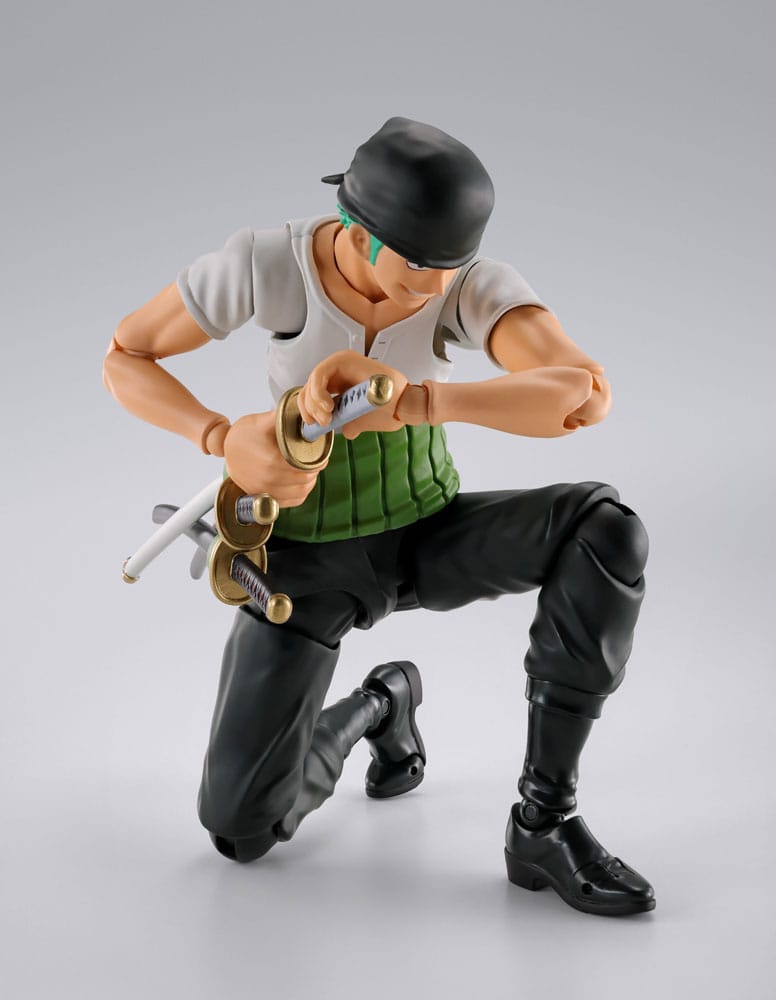 Roronoa Zoro Romance Dawn Ver. S.H.Figuarts Actionfigur 15 cm One Piece Figmas Yokina