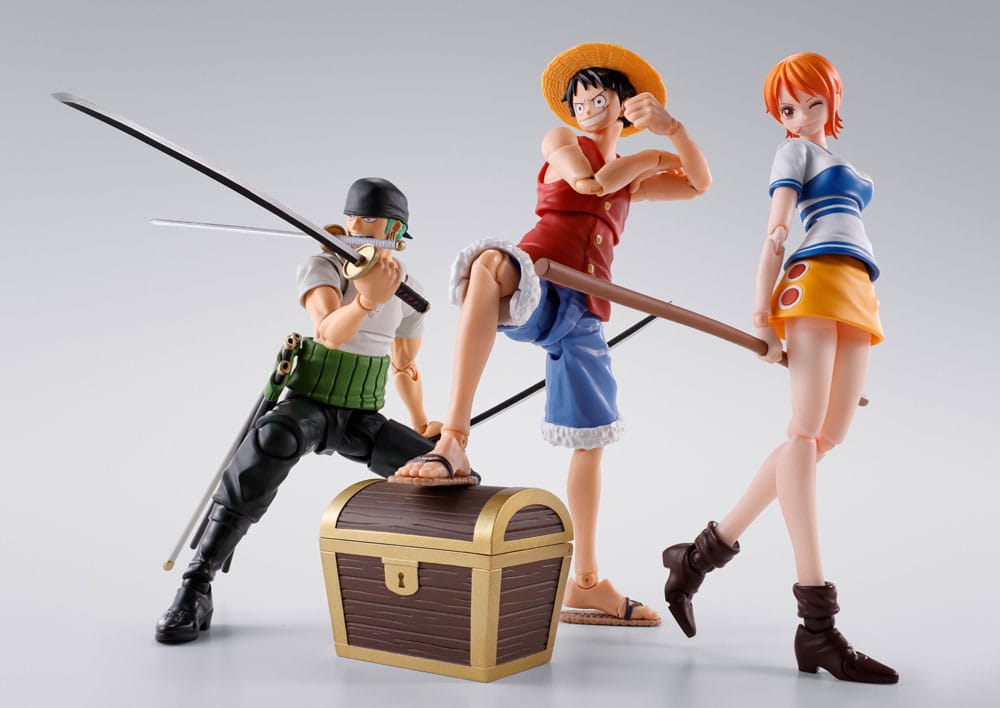 Roronoa Zoro Romance Dawn Ver. S.H.Figuarts Actionfigur 15 cm One Piece Figmas Yokina