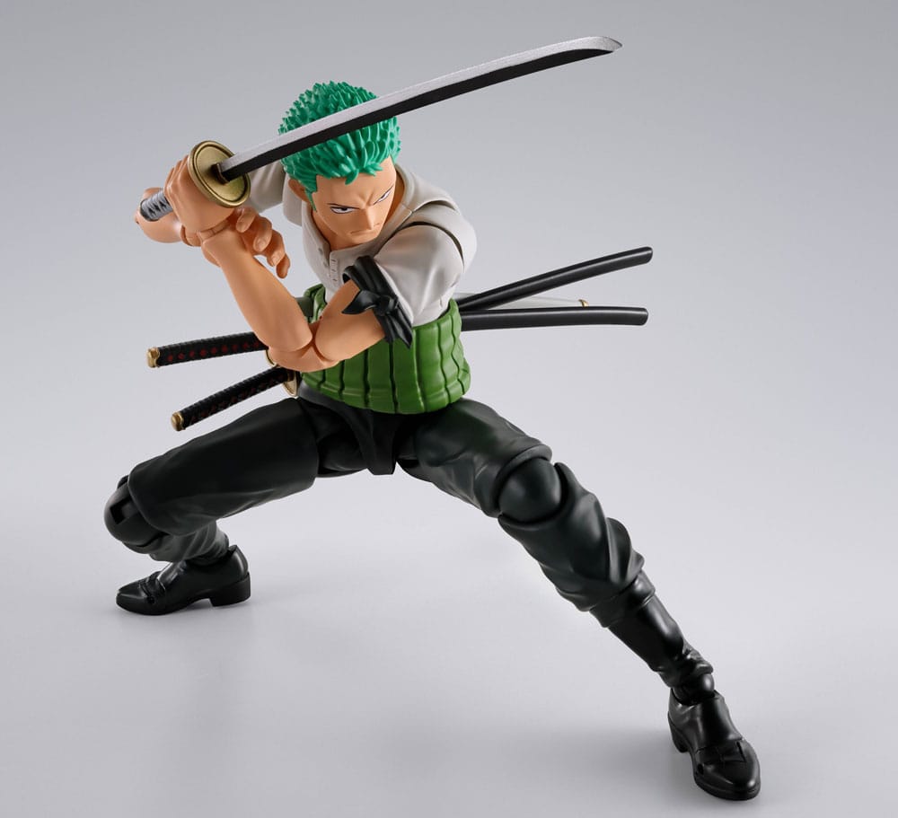 Roronoa Zoro Romance Dawn Ver. S.H.Figuarts Actionfigur 15 cm One Piece Figmas Yokina