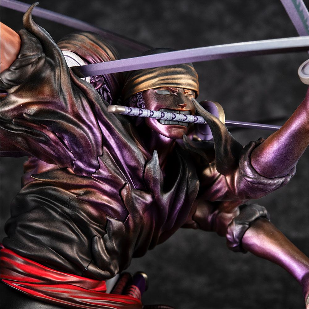 Roronoa Zoro Ver. Demon Spirit Kyutoryu Asura SA-Maximum Excellent Model P.O.P PVC Statue 17 cm One Piece Prizefiguren Yokina