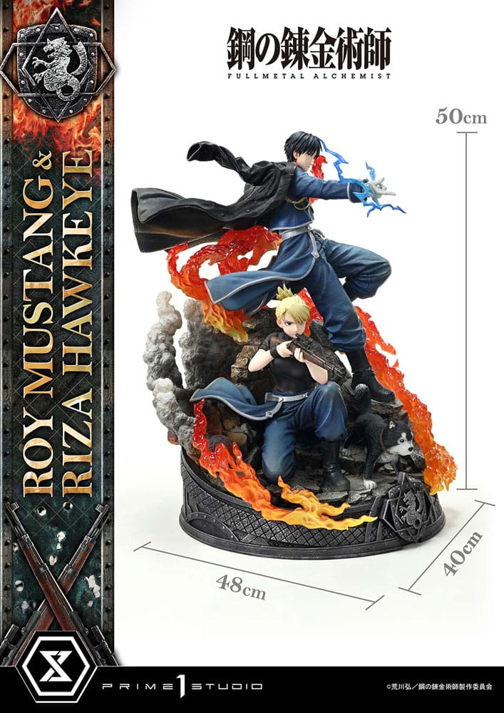 Roy Mustang & Riza Hawkeye Deluxe Version Concept Masterline Statue 1/6 50 cm Fullmetal Alchemist Scalefiguren Yokina