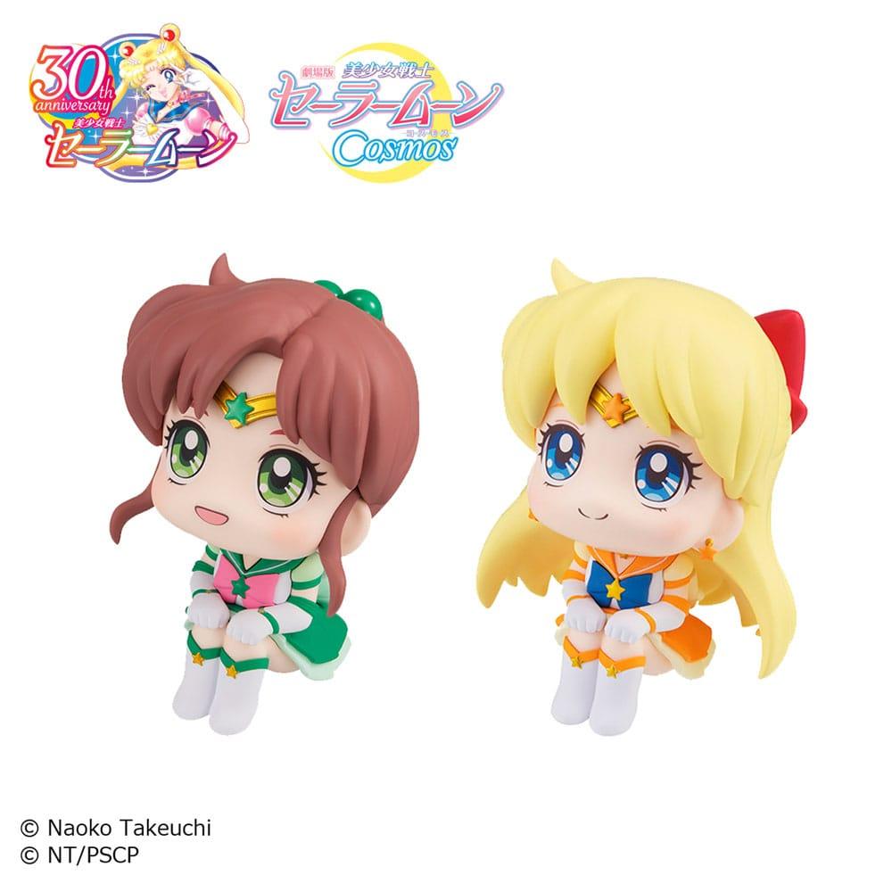 Sailor Moon Cosmos Look Up PVC Statue Eternal Sailor Jupiter & Eternal Sailor Venus 11 cm Minifiguren Yokina
