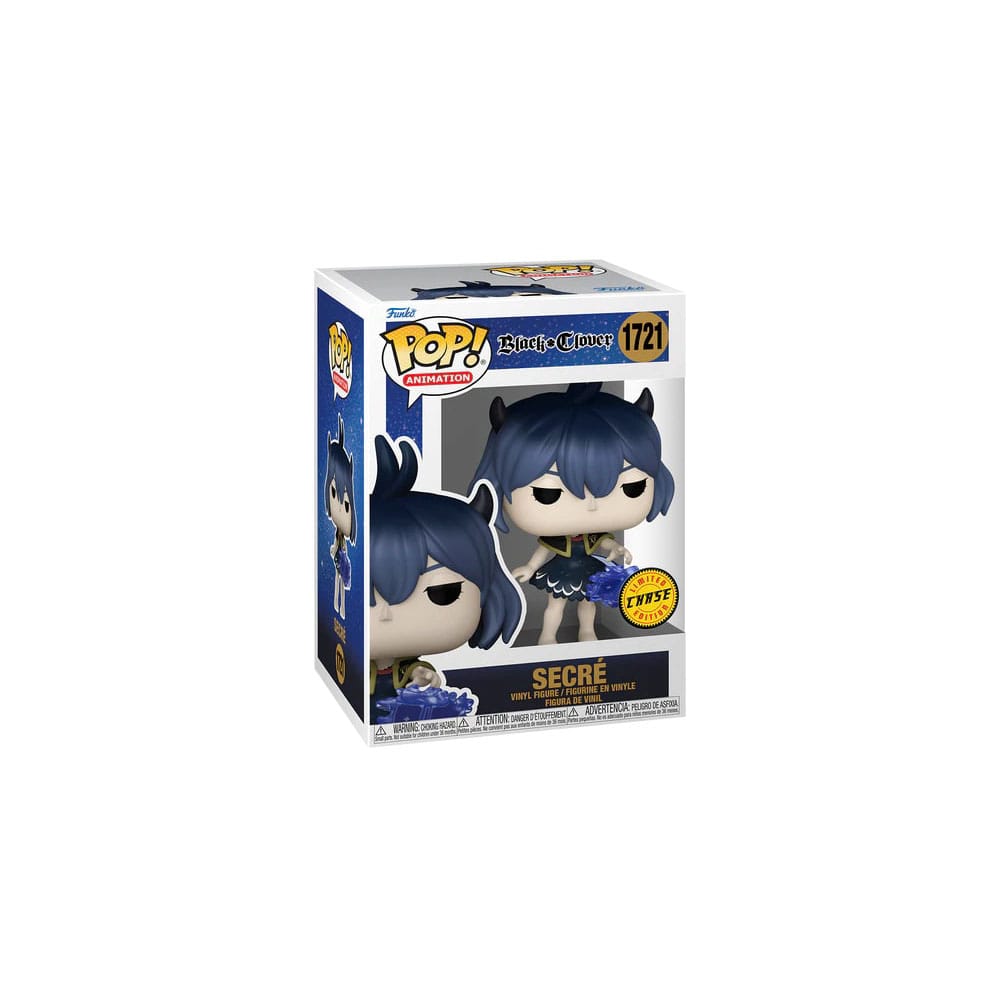 Secré CHASE POP! Animation Vinyl Figur 9 cm Black Clover Funko POP! Yokina