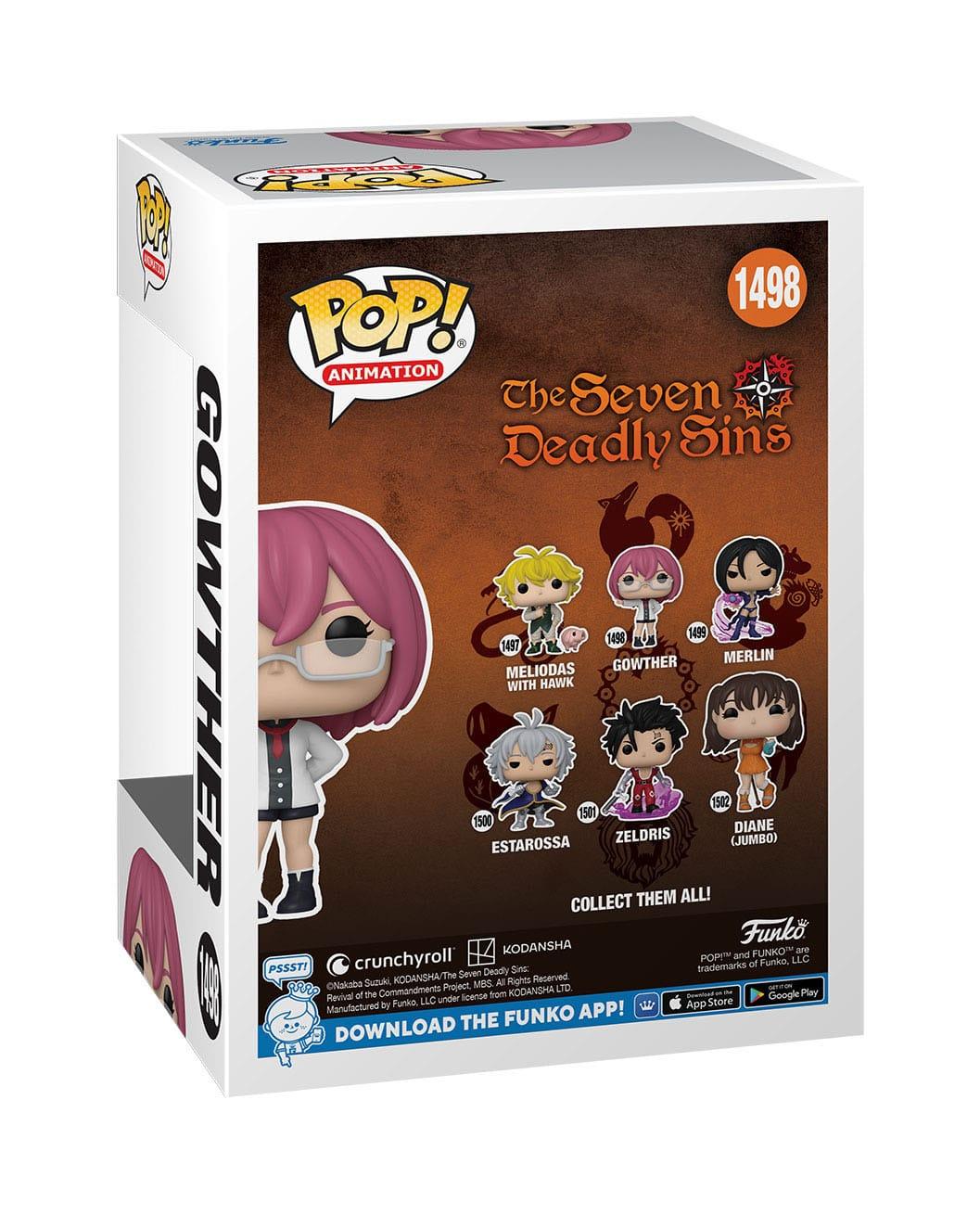 Seven Deadly Sins Pop! Animation Vinyl Figur Gowther 9 cm Funko POP! Yokina
