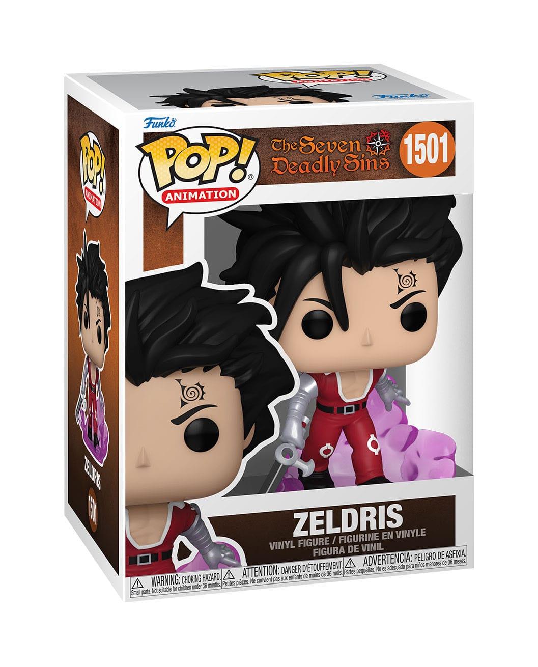 Seven Deadly Sins Pop! Animation Vinyl Figur Zeldris 9 cm Funko POP! Yokina