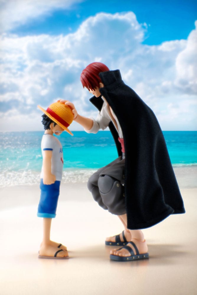 Shanks & Monkey D. Luffy Childhood Ver. S.H.Figuarts Actionfiguren 2er-Pack One Piece Figmas Yokina