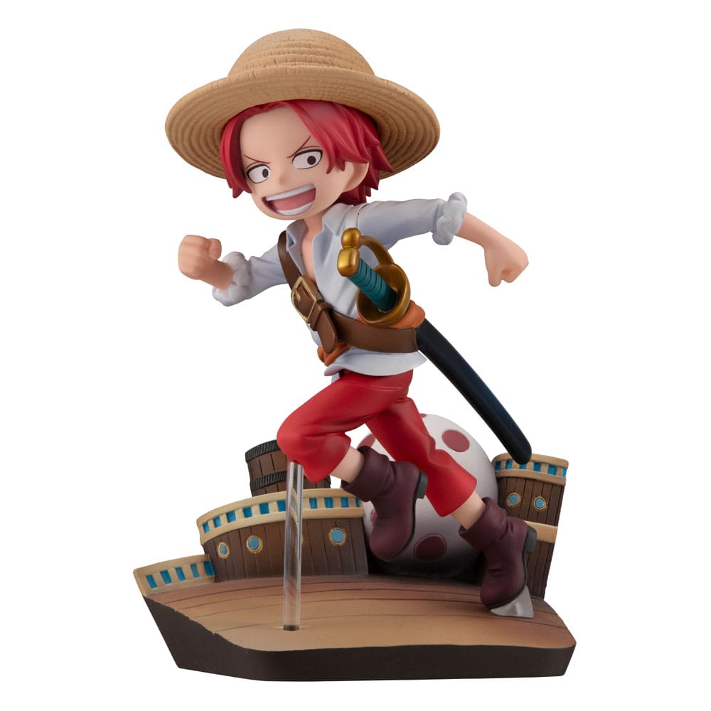 Shanks Run! Run! Run! G.E.M. Serie PVC Statue 13 cm One Piece Prizefiguren Yokina