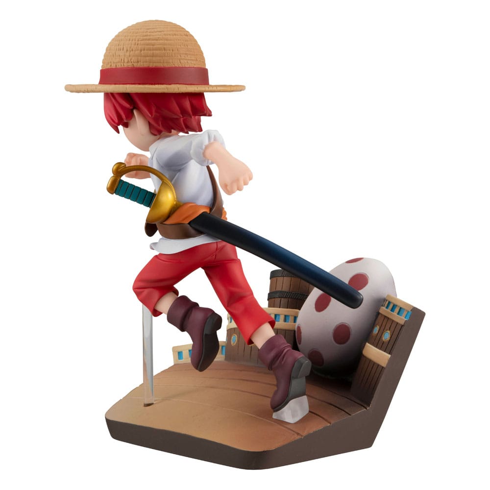 Shanks Run! Run! Run! G.E.M. Serie PVC Statue 13 cm One Piece Prizefiguren Yokina
