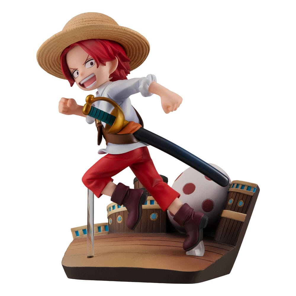 Shanks Run! Run! Run! G.E.M. Serie PVC Statue 13 cm One Piece Prizefiguren Yokina