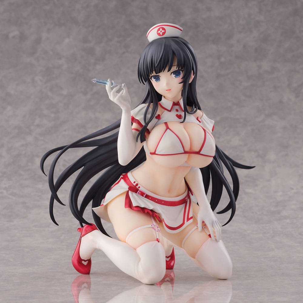 Shinobi Master Senran Kagura: New Link PVC Statue 1/4 Ikaruga: Sexy Nurse Ver. 25 cm Scalefiguren Yokina