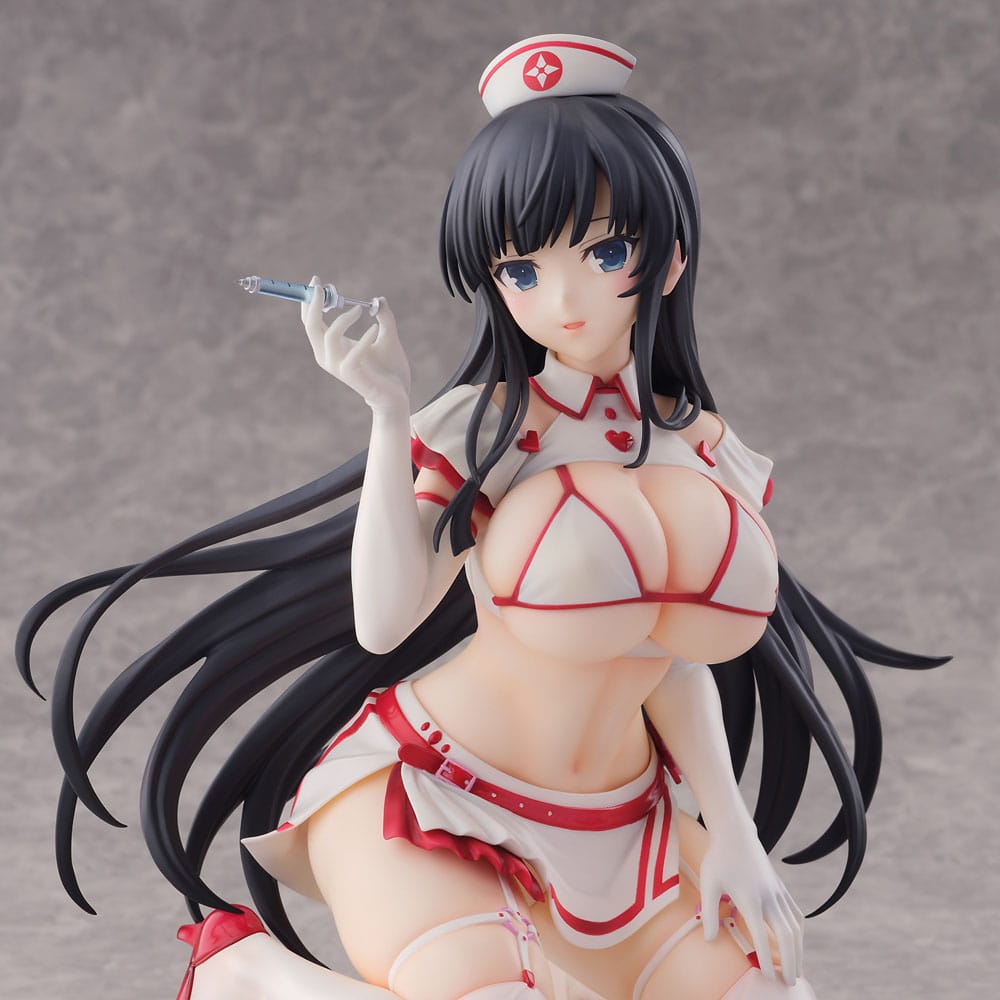Shinobi Master Senran Kagura: New Link PVC Statue 1/4 Ikaruga: Sexy Nurse Ver. 25 cm Scalefiguren Yokina