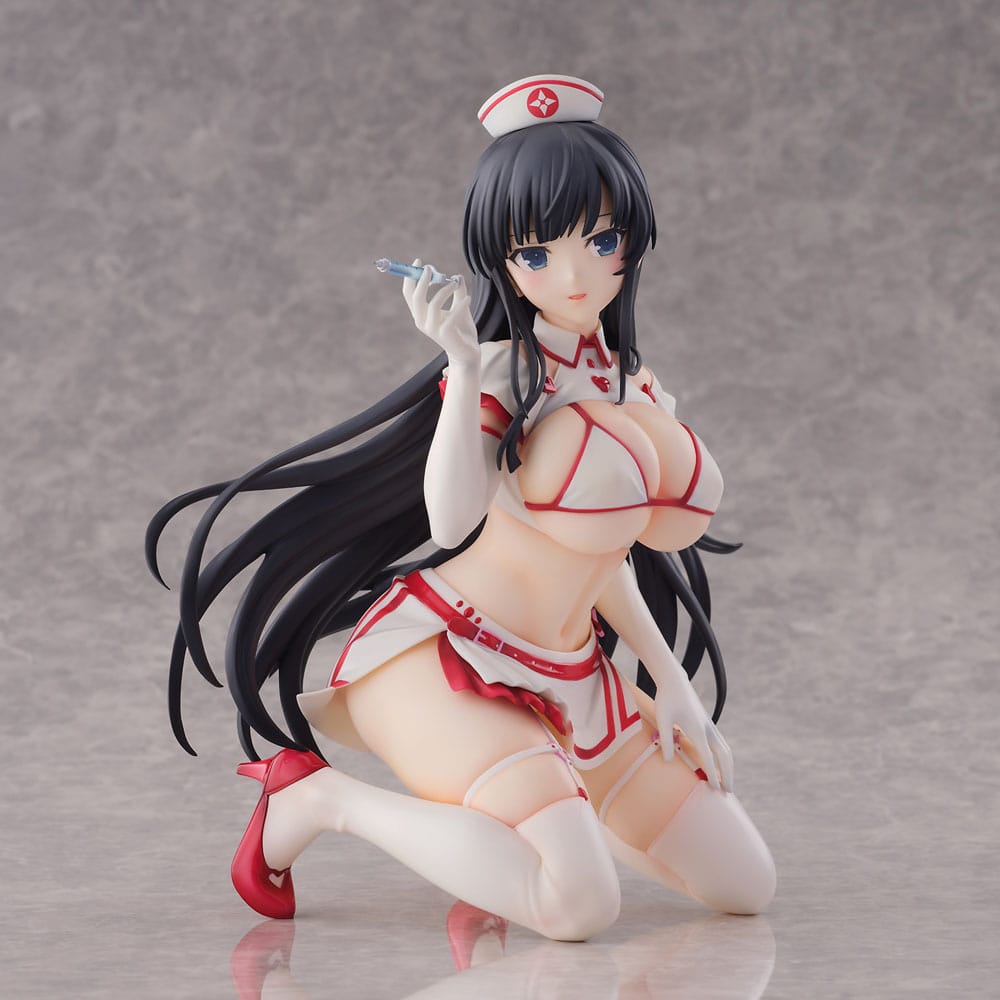 Shinobi Master Senran Kagura: New Link PVC Statue 1/4 Ikaruga: Sexy Nurse Ver. 25 cm Scalefiguren Yokina