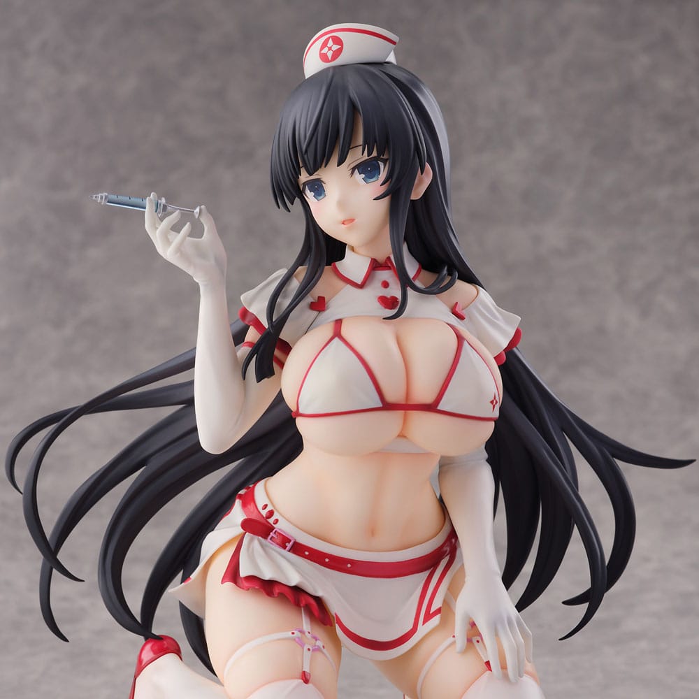 Shinobi Master Senran Kagura: New Link PVC Statue 1/4 Ikaruga: Sexy Nurse Ver. 25 cm Scalefiguren Yokina