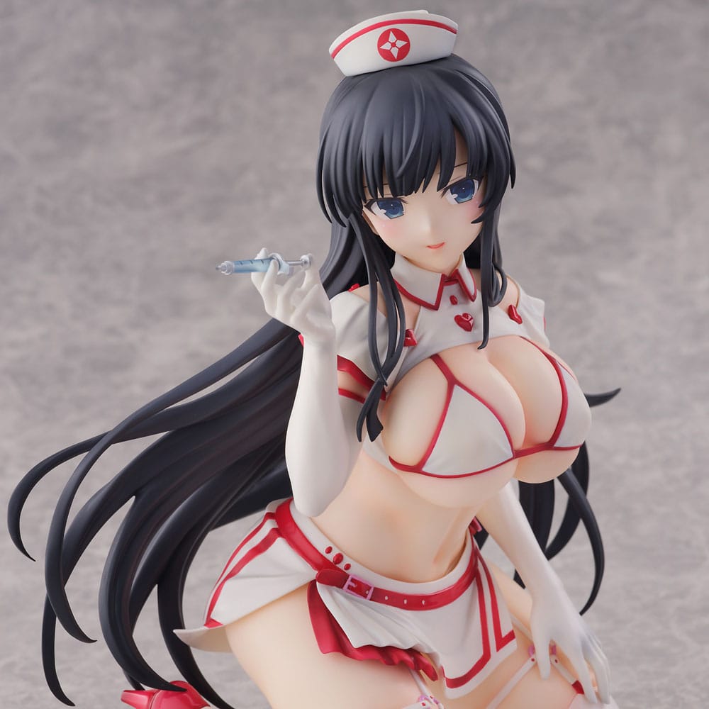 Shinobi Master Senran Kagura: New Link PVC Statue 1/4 Ikaruga: Sexy Nurse Ver. 25 cm Scalefiguren Yokina