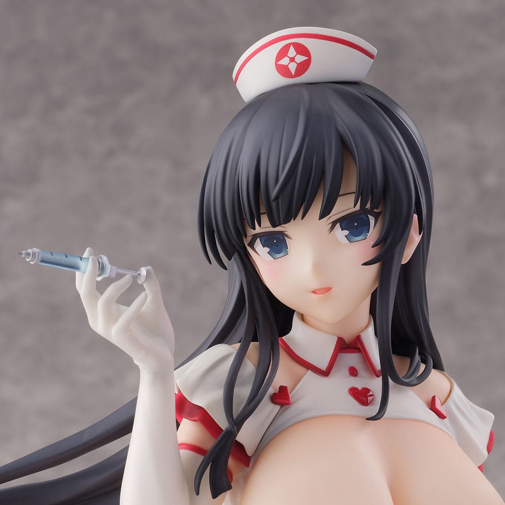 Shinobi Master Senran Kagura: New Link PVC Statue 1/4 Ikaruga: Sexy Nurse Ver. 25 cm Scalefiguren Yokina