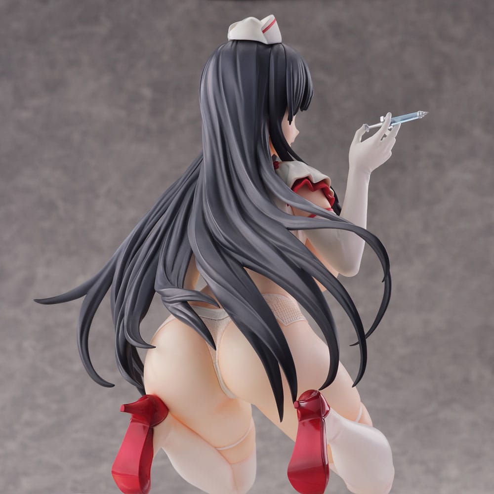 Shinobi Master Senran Kagura: New Link PVC Statue 1/4 Ikaruga: Sexy Nurse Ver. 25 cm Scalefiguren Yokina
