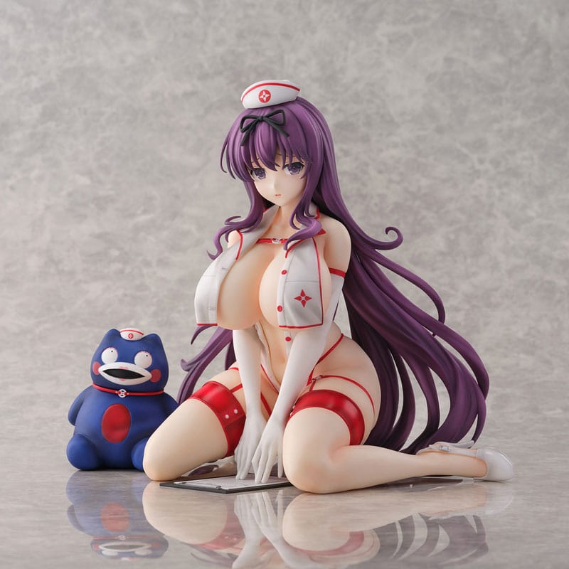 Shinobi Master Senran Kagura: New Link PVC Statue 1/4 Murasaki: Sexy Nurse Ver. 23 cm Scalefiguren Yokina
