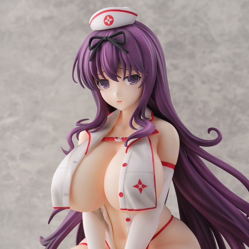 Shinobi Master Senran Kagura: New Link PVC Statue 1/4 Murasaki: Sexy Nurse Ver. 23 cm Scalefiguren Yokina