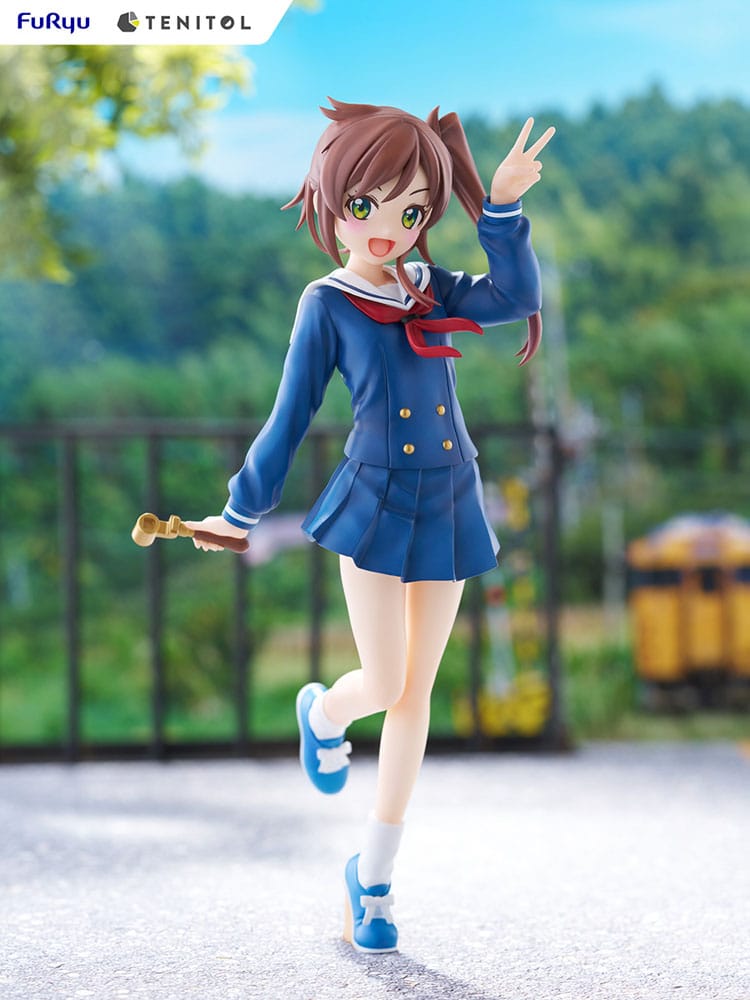Shizuru Chikura Tenitol PVC Statue 21 cm Train to the End of the World Prizefiguren Yokina