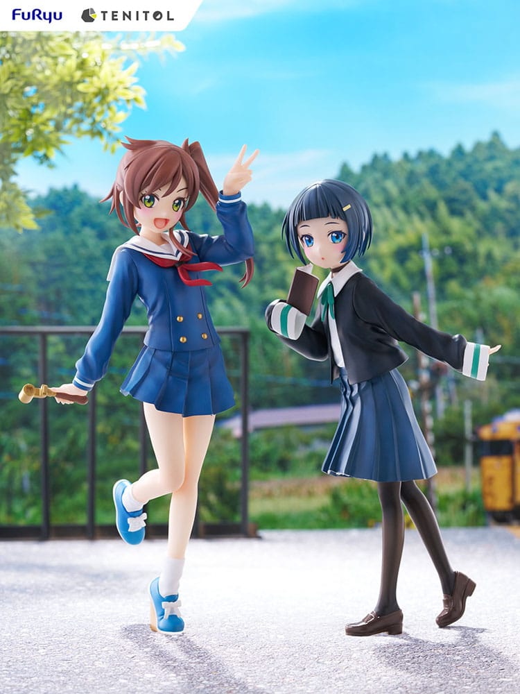 Shizuru Chikura Tenitol PVC Statue 21 cm Train to the End of the World Prizefiguren Yokina