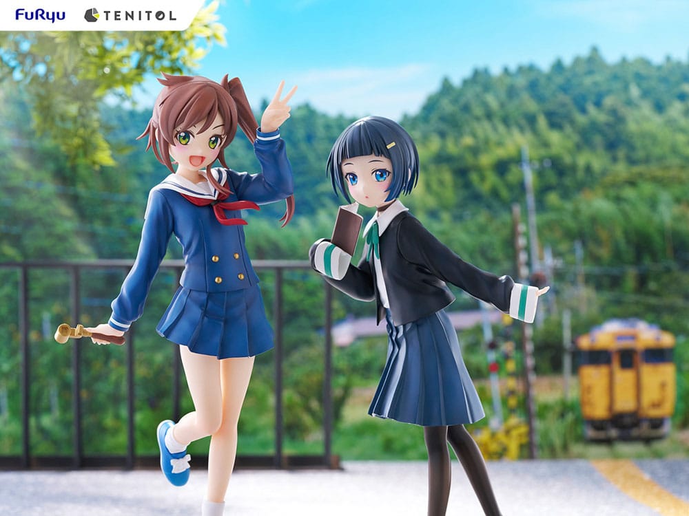 Shizuru Chikura Tenitol PVC Statue 21 cm Train to the End of the World Prizefiguren Yokina
