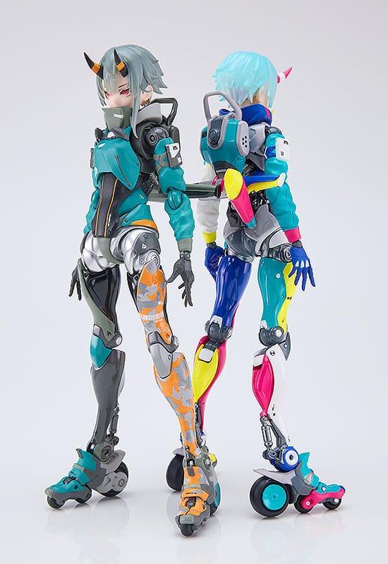 Shojo-Hatsudoki Diecast / PVC Actionfigur Motored Cyborg Runner SSX_155 Downtown Trek 17 cm Figmas Yokina