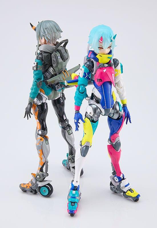 Shojo-Hatsudoki Diecast / PVC Actionfigur Motored Cyborg Runner SSX_155 Downtown Trek 17 cm Figmas Yokina