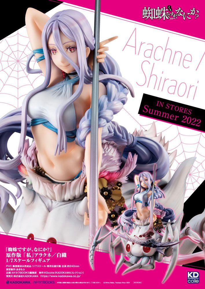 So I'm a Spider, So What? PVC Statue 1/7 Watashi Arachne/Shiraori 24 cm Scalefiguren Yokina
