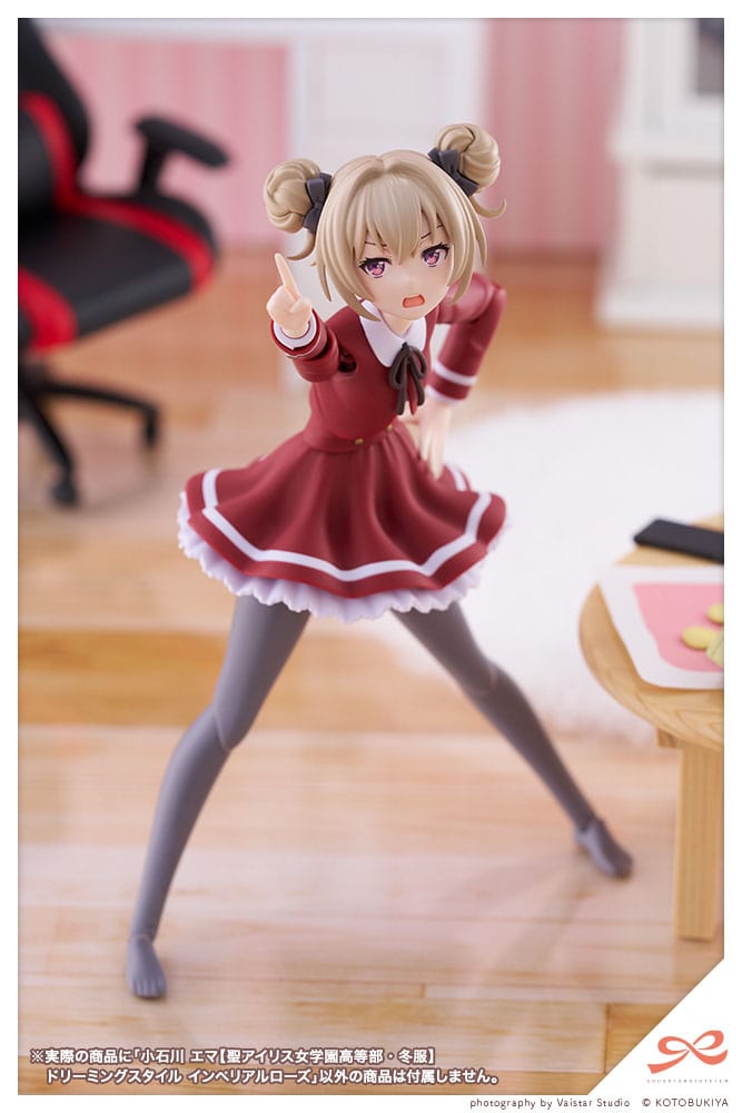 Sousai Shojo Teien Plastic Model Kit 1/10 Emma Koishikawa (St. Iris Gakuen Girl´s High School Winter Clothes) Dreaming Style Imperial Rose 14 cm Figmas Yokina