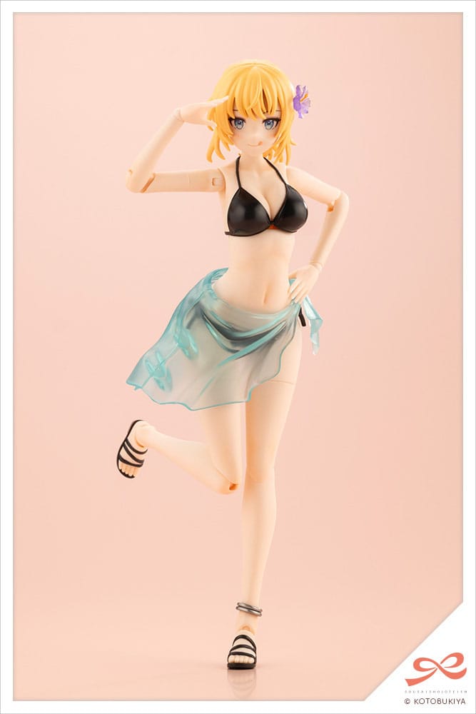 Sousai Shojo Teien Plastic Model Kit 1/10 Ritsuka Saeki (Swim Style) Hair Arrange Ver. 16 cm Figmas Yokina
