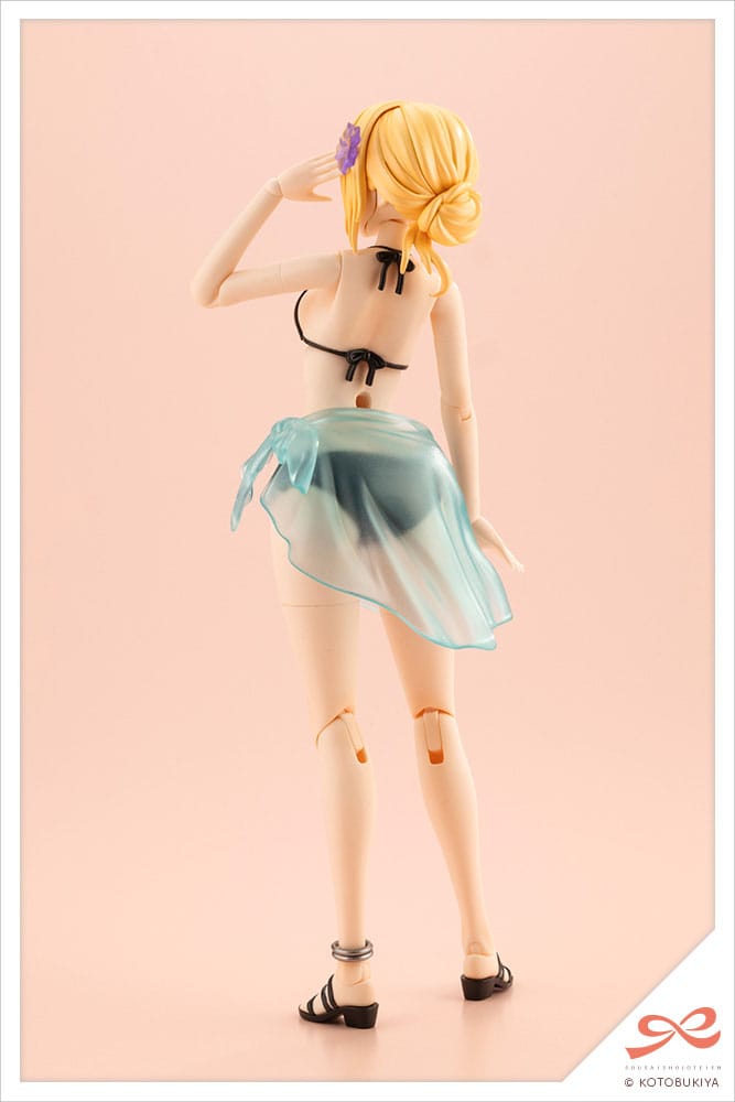 Sousai Shojo Teien Plastic Model Kit 1/10 Ritsuka Saeki (Swim Style) Hair Arrange Ver. 16 cm Figmas Yokina